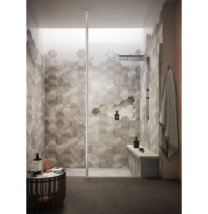 Hudson Reed 3000 Wetroom Screen Ceiling Post - WRSF002 (Disabled by RAB) WRSF002