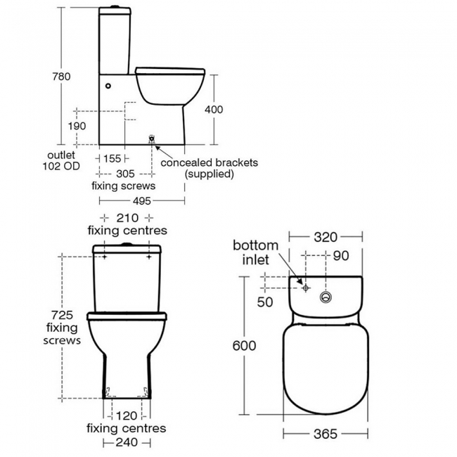 Ideal Standard Tempo White Soft Close Toilet Seat - T679901