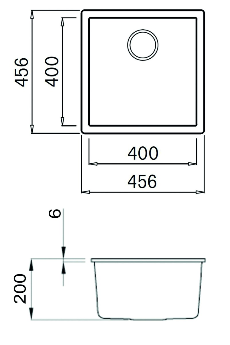 Reginox Elleci Granite Multa Single Bowl Kitchen Sink - Light Grey - MULTA 105 LG