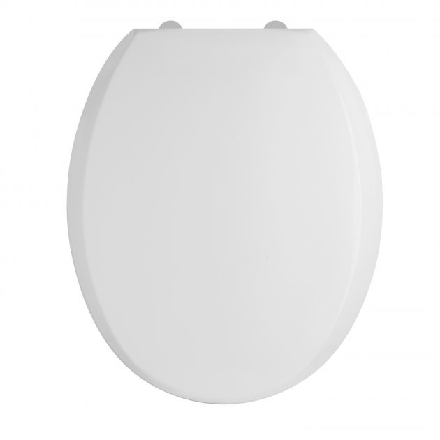 Nuie White Contemporary Luxury Soft Close Toilet Seat - NTS006 - 360mmx60mm