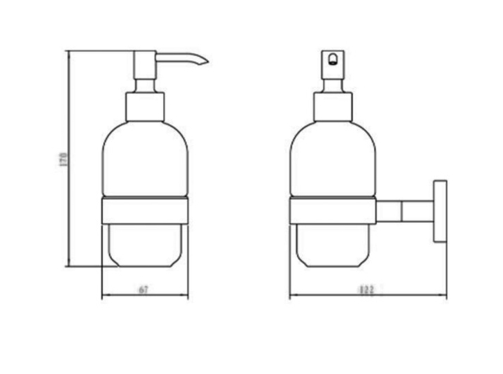 JTP Mode Soap Dispenser - Chrome - 400167
