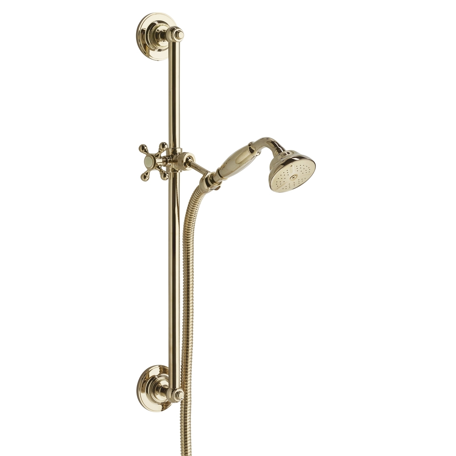 Bristan Traditional Deluxe Shower Kit - Gold 