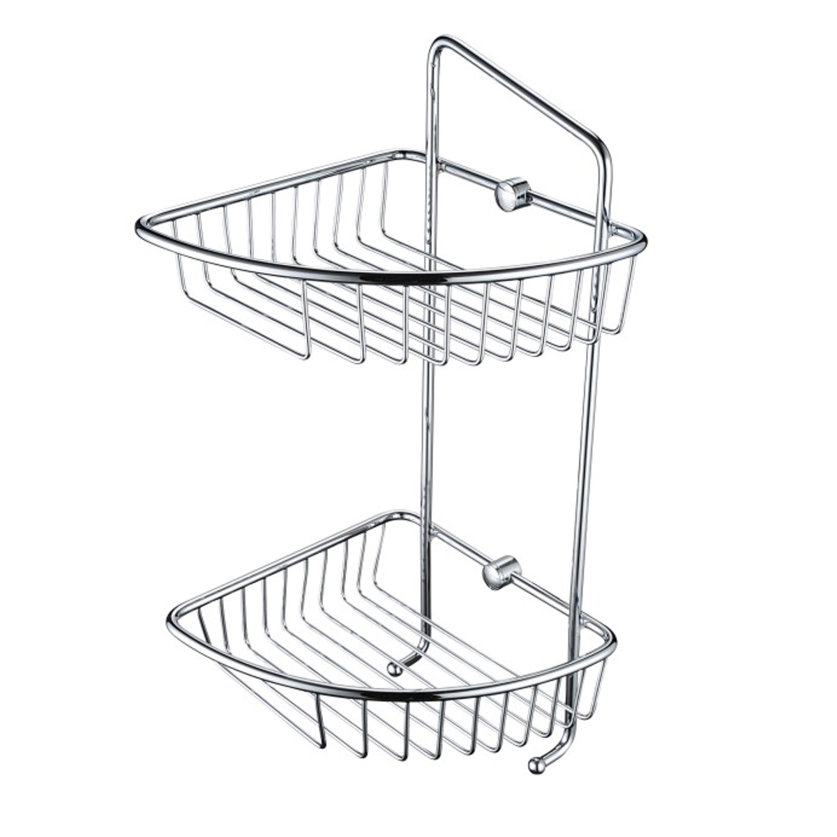 Bristan Wall Mounted Two Tier Fixed Wire Basket - Chrome - COMP BASK07 C 