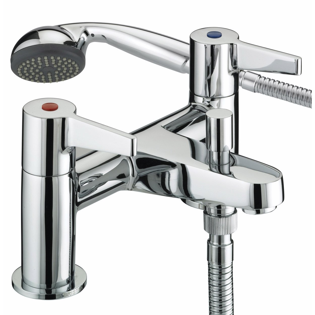 Bristan Design Utility Lever Bath Shower Mixer Chrome - DUL BSM C 