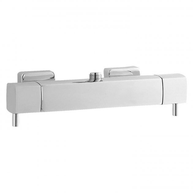 Hudson Reed Quadro  Top Outlet Thermostatic Bar Shower Valve - Chrome - A3506 