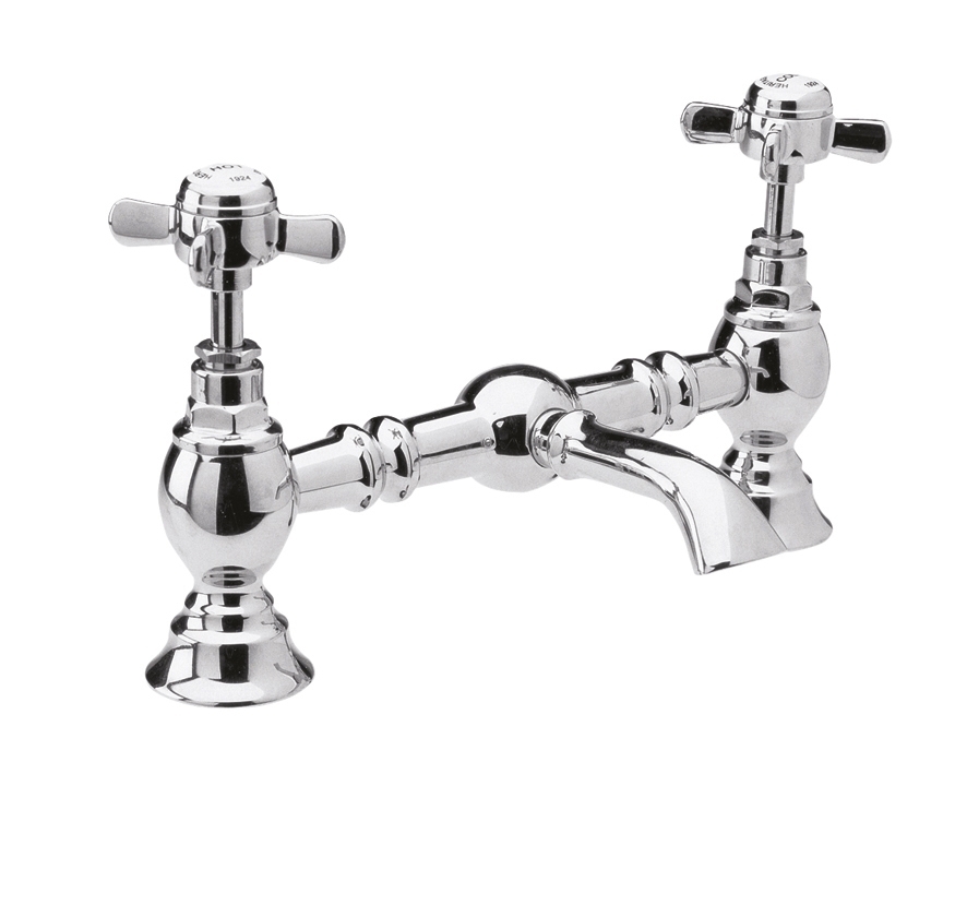 Nuie Beaumont Chrome Traditional Luxury Basin Mixer - I315X 