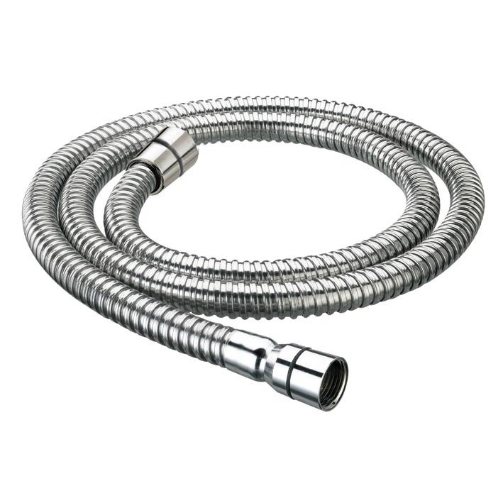 Bristan Cone to Cone Stainless Steel Shower Hose, 1.5m, 11mm Bore, Chrome 