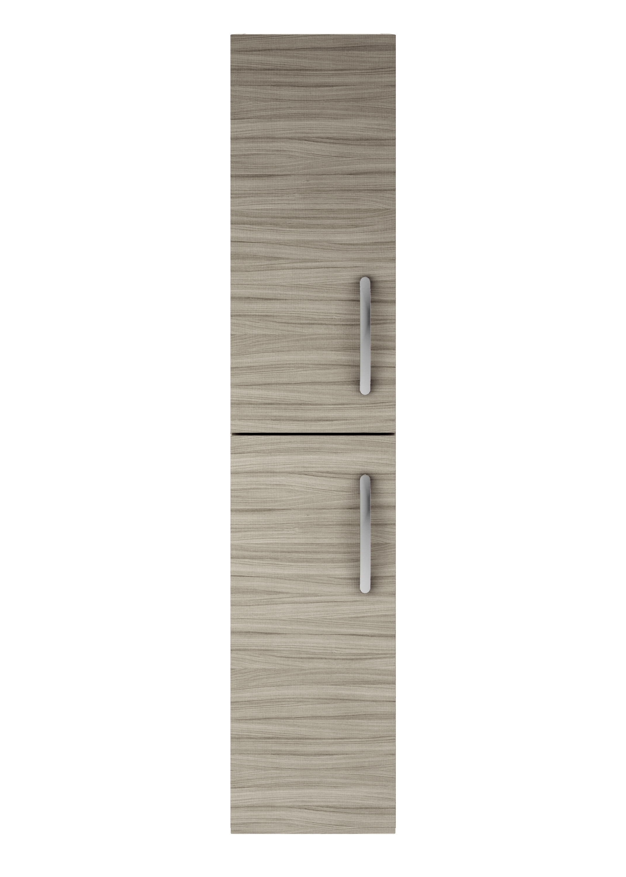 Nuie Athena 2-Door Wall Hung Tall Unit 300mm Wide - Driftwood - MOC162 
