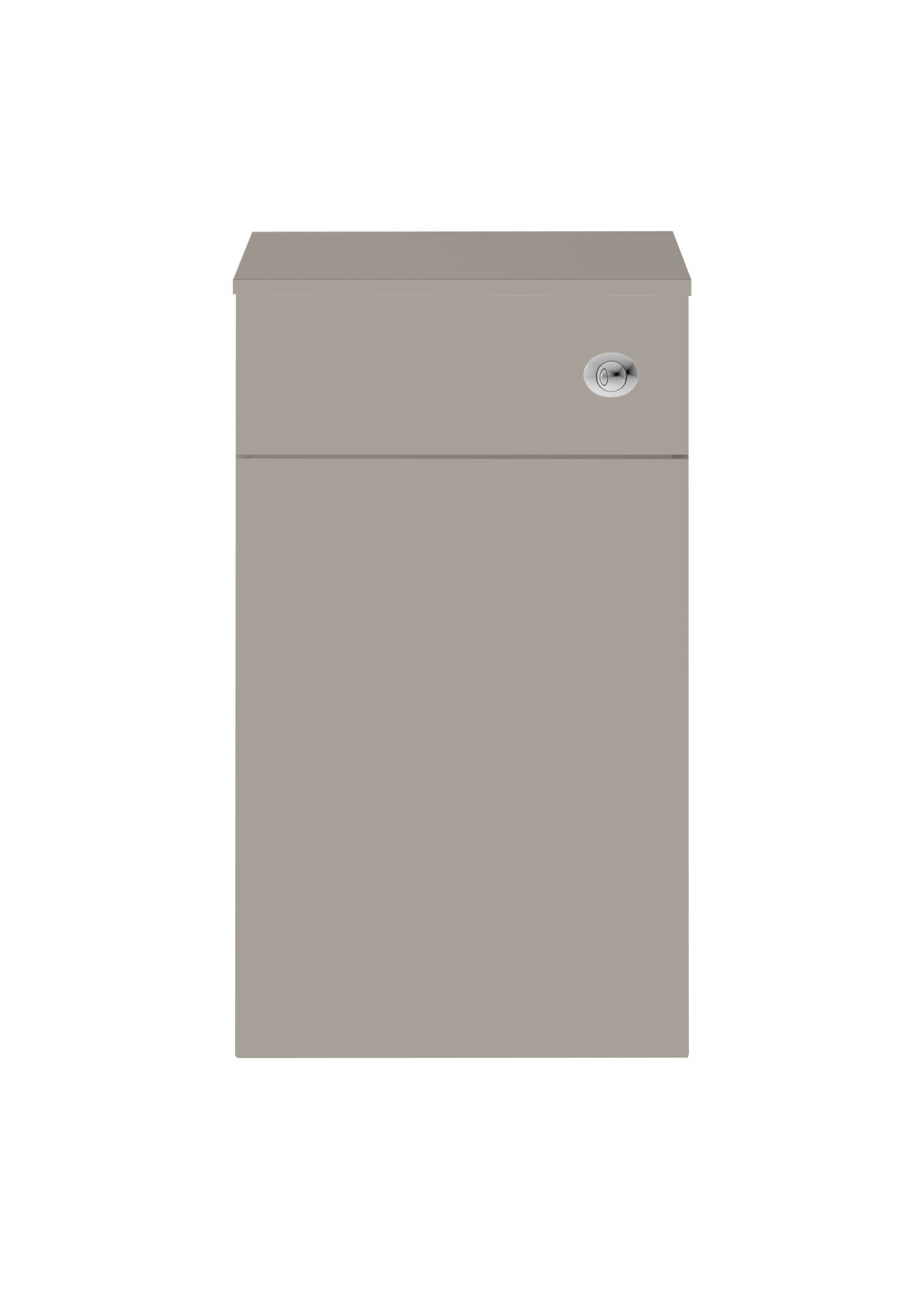 Nuie Back to Wall WC Athena Toilet Unit 500mm Wide - Stone Grey - MOC542 