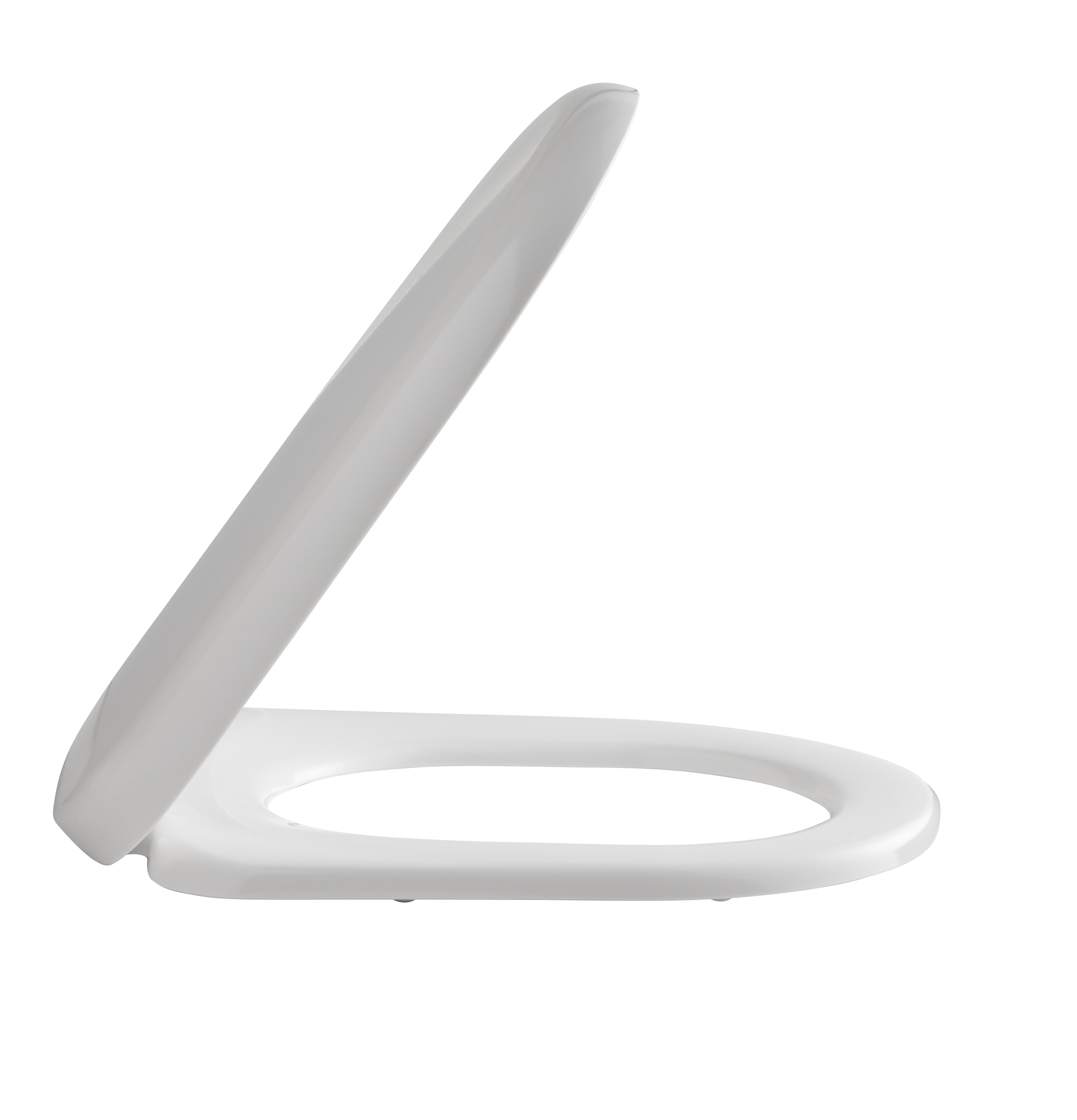 Nuie White Contemporary Luxury Soft Close Toilet Seat - NTS004 