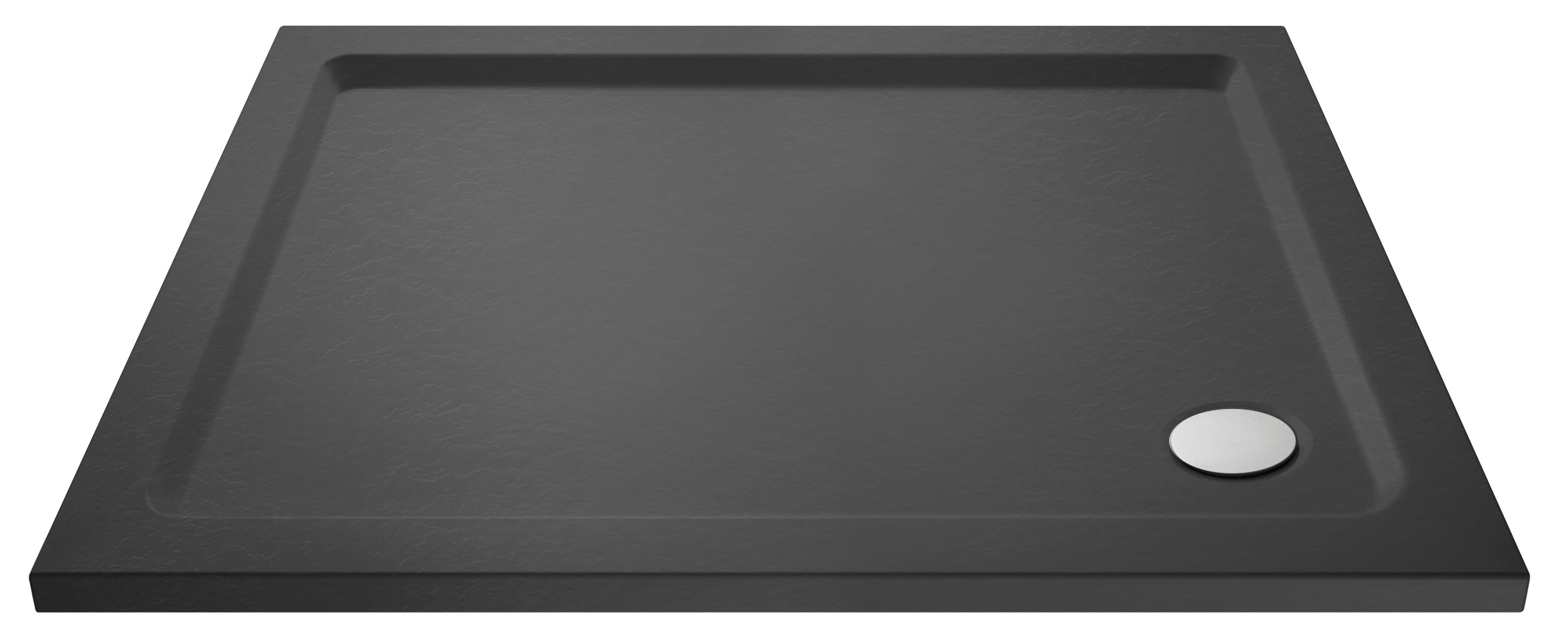 Hudson Reed Modern Rectangular Shower Tray 900mm x 800mm - Slate Grey 