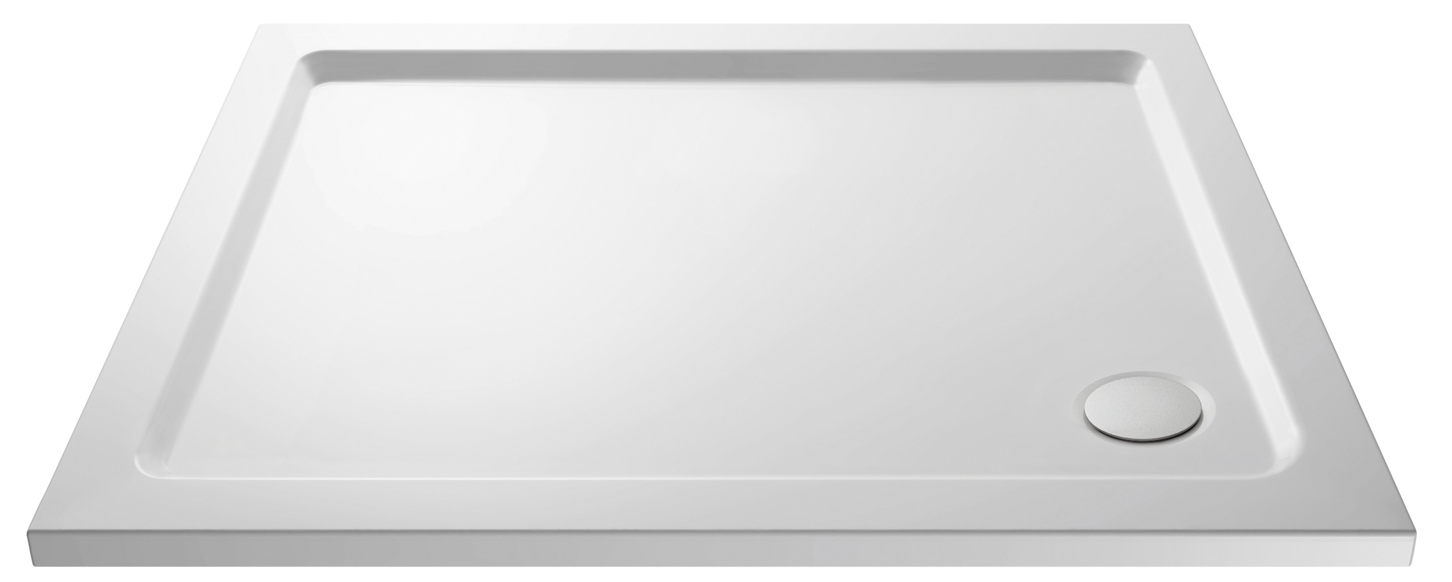 Nuie Shower Trays White Contemporary Rectangular Tray 1200x760mm - NTP022 